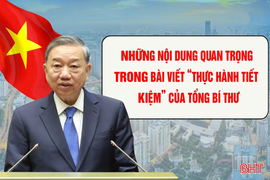 [Motion graphics]: Nội dung quan trọng trong bài viết “Thực hành tiết kiệm” của Tổng Bí thư