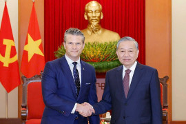 Tổng Bí thư Tô Lâm tiếp Bộ trưởng Bộ Chiến tranh Hoa Kỳ Pete Hegseth