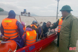 Hà Tĩnh mưa lớn diện rộng, nhiều khu vực nguy cơ ngập sâu đến 2,5m