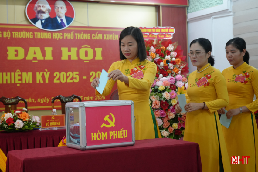 Đại biểu bỏ phiếu bầu Ban Chấp hành nhiệm kỳ 2025-2030. bqbht_br_8.png