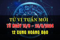 Tử vi tuần mới từ ngày 19/8-25/8/2024 của 12 cung hoàng đạo 