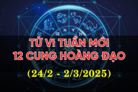 Tử vi 12 cung hoàng đạo tuần mới từ 24/2 - 2/3/2025: Sự nghiệp khởi sắc, tiền bạc dồi dào