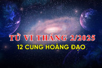 Tử vi tháng 2/2025 của 12 cung hoàng đạo: Năng lượng dồi dào, sự nghiệp khởi sắc