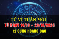 Tử vi tuần mới từ ngày 14/10 - 20/10/2024 của 12 cung hoàng đạo