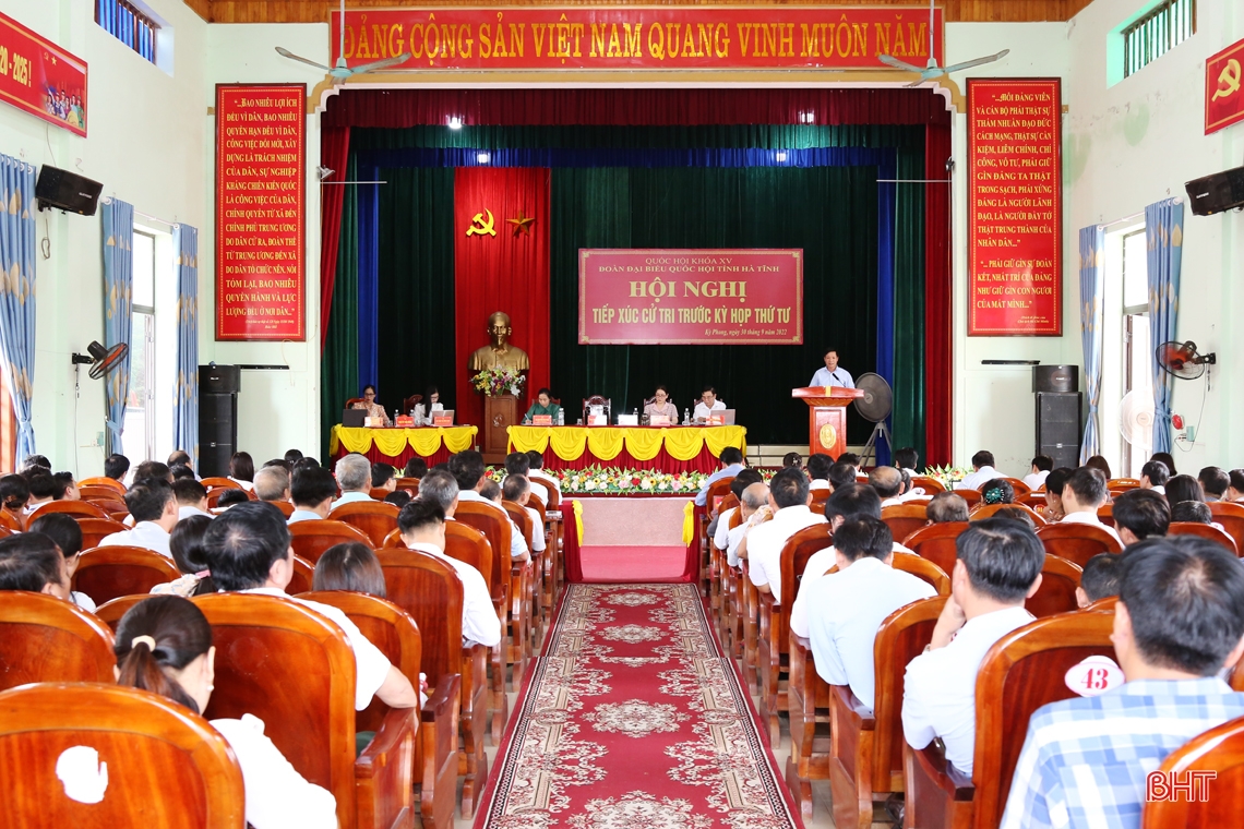 Mong cử tri đồng hành cùng hệ thống chính trị thực hiện các mục tiêu, kế hoạch