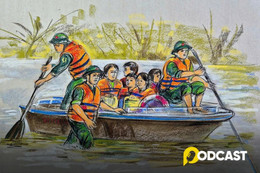 Podcast bút ký: Đau đáu thương yêu trong mùa mưa bão