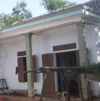 Ngôi nhà cấp 4 đơn sơ của gia đình Anh hùng LLVT Đặng Đình Ghí