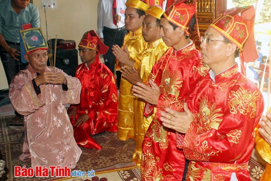 Lãnh đạo huyện Thạch Hà, Lộc Hà cử hành lễ tế Chiêu Trưng Đại vương Lê Khôi