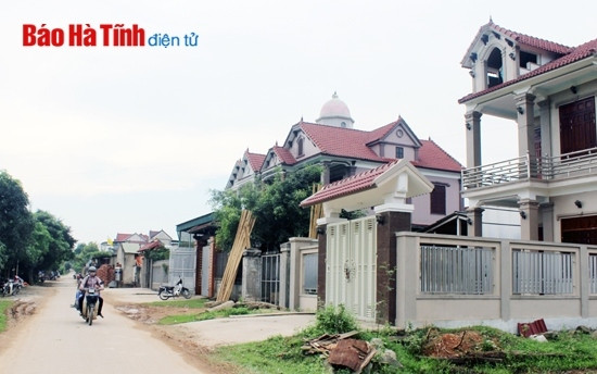 Bộ mặt nông thôn Hà Tĩnh khởi sắc từng ngày