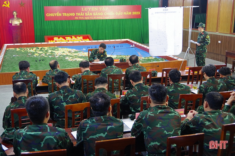Bộ CHQS Hà Tĩnh hoàn thành luyện tập chuyển trạng thái sẵn sàng chiến đấu