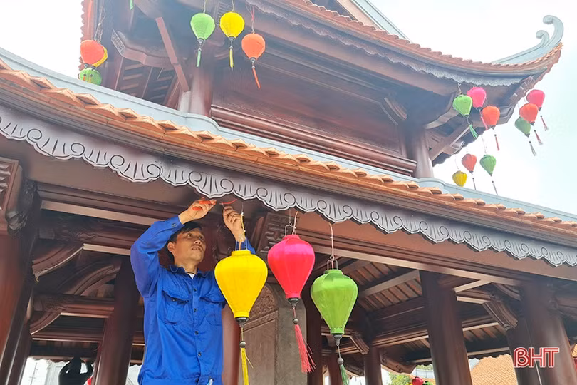 Sẵn sàng cho lễ hội xuân Văn Miếu ở thành phố Hà Tĩnh