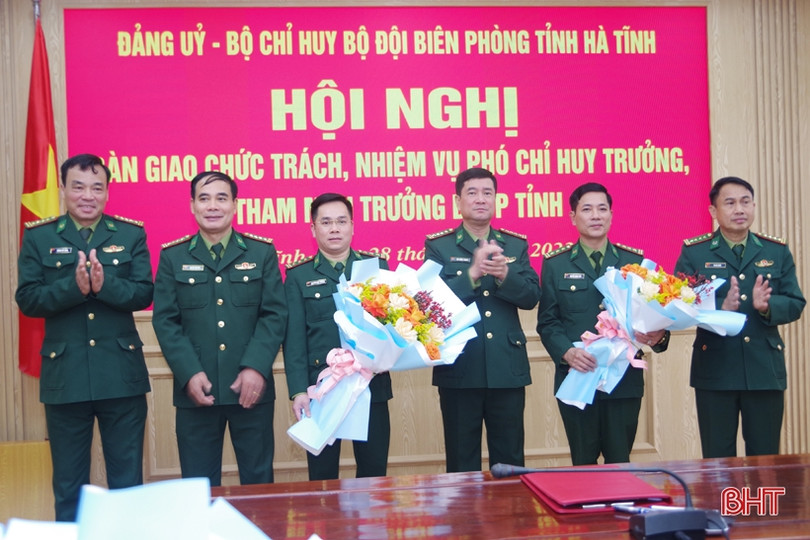 Bàn giao chức trách, nhiệm vụ Phó Chỉ huy trưởng, Tham mưu trưởng BĐBP tỉnh Hà Tĩnh