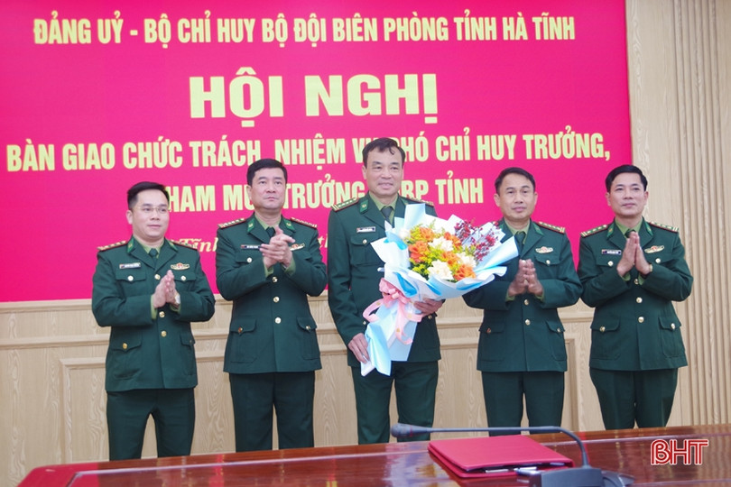 Bàn giao chức trách, nhiệm vụ Phó Chỉ huy trưởng, Tham mưu trưởng BĐBP tỉnh Hà Tĩnh