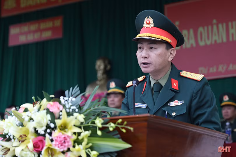 Các địa phương ở Hà Tĩnh ra quân huấn luyện năm 2023