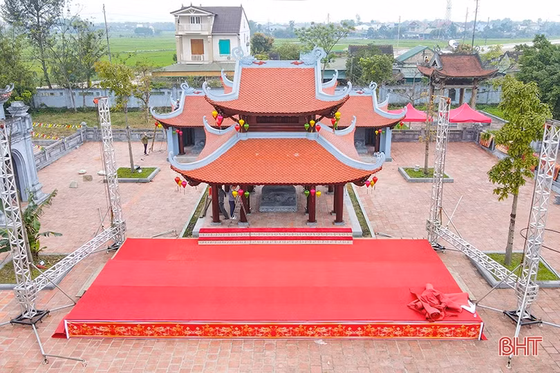 Sẵn sàng cho lễ hội xuân Văn Miếu ở thành phố Hà Tĩnh