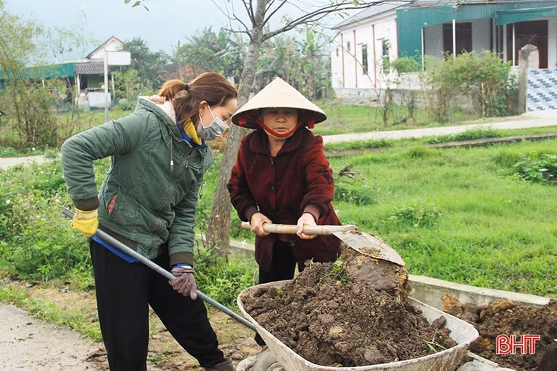Sôi nổi thi đua chào mừng đại hội hội nông dân các cấp huyện Nghi Xuân