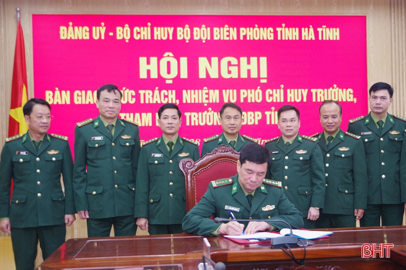 Bàn giao chức trách, nhiệm vụ Phó Chỉ huy trưởng, Tham mưu trưởng BĐBP tỉnh Hà Tĩnh