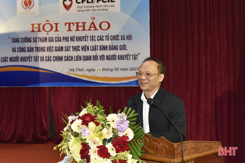 300 người khuyết tật Hà Tĩnh được tiếp cận Luật Bình đẳng giới và Luật Người khuyết tật