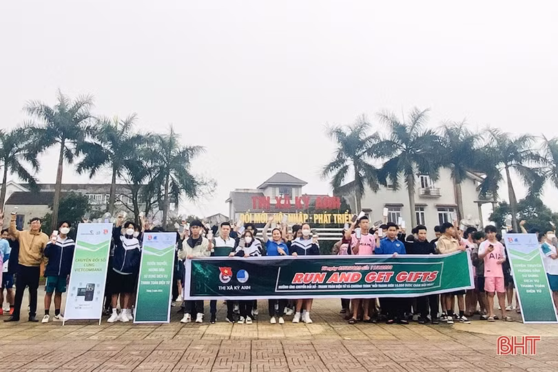 Thanh niên Hà Tĩnh hưởng ứng Giải chạy trực tuyến “RUN AND GET GIFTS”