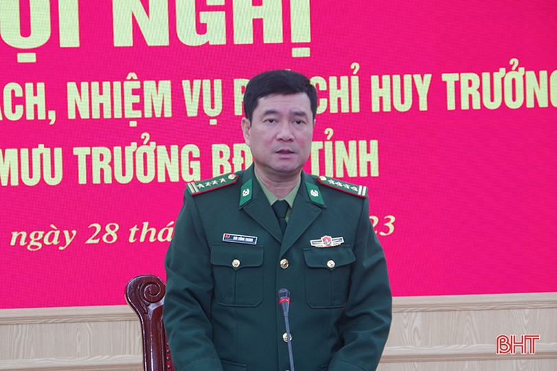 Bàn giao chức trách, nhiệm vụ Phó Chỉ huy trưởng, Tham mưu trưởng BĐBP tỉnh Hà Tĩnh