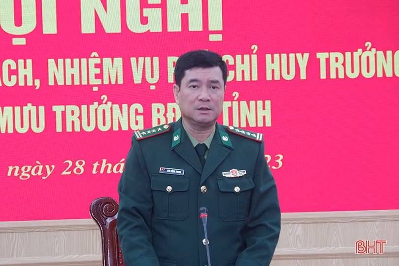 Bàn giao chức trách, nhiệm vụ Phó Chỉ huy trưởng, Tham mưu trưởng BĐBP tỉnh Hà Tĩnh