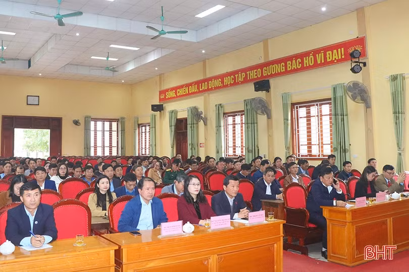 Địa phương đầu tiên của Hà Tĩnh tổ chức hội nghị chuyên đề về HĐND cấp huyện, xã