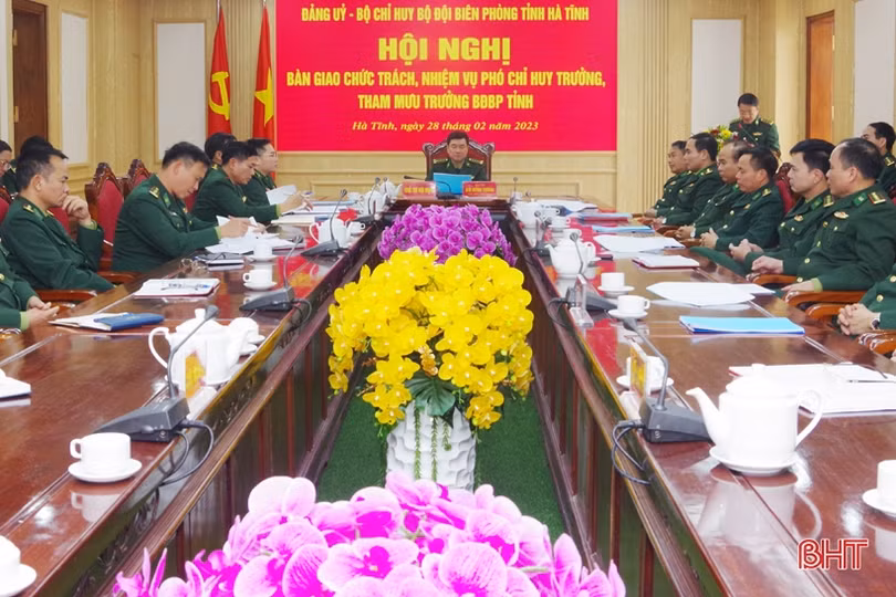 Bàn giao chức trách, nhiệm vụ Phó Chỉ huy trưởng, Tham mưu trưởng BĐBP tỉnh Hà Tĩnh