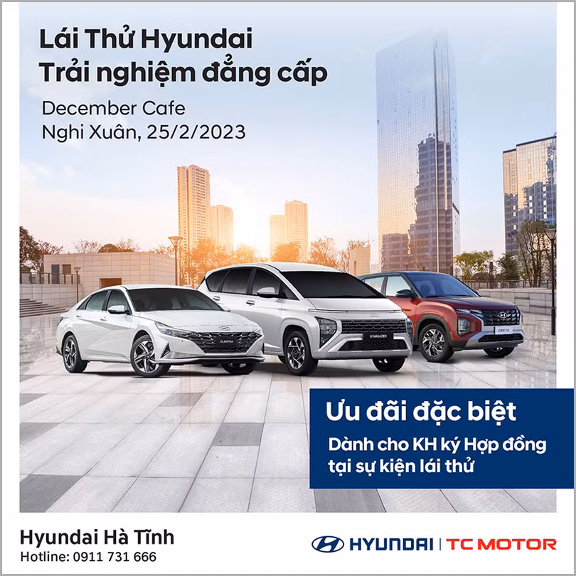 Lái thử Hyundai - trải nghiệm đẳng cấp