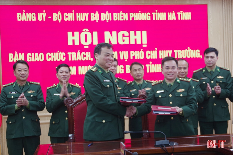 Bàn giao chức trách, nhiệm vụ Phó Chỉ huy trưởng, Tham mưu trưởng BĐBP tỉnh Hà Tĩnh