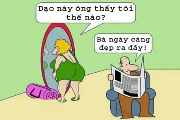 Vợ ngày càng đẹp ra