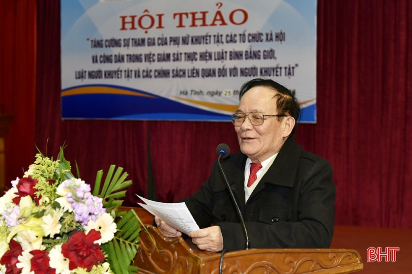 300 người khuyết tật Hà Tĩnh được tiếp cận Luật Bình đẳng giới và Luật Người khuyết tật