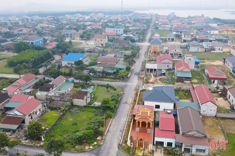 Nhiều khu tái định cư tại thị xã Kỳ Anh hoàn thiện hạ tầng