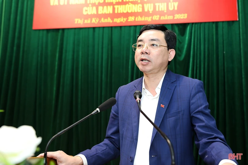 Đổi mới sinh hoạt chi bộ, xây dựng TX Kỳ Anh trở thành thành phố vào năm 2025