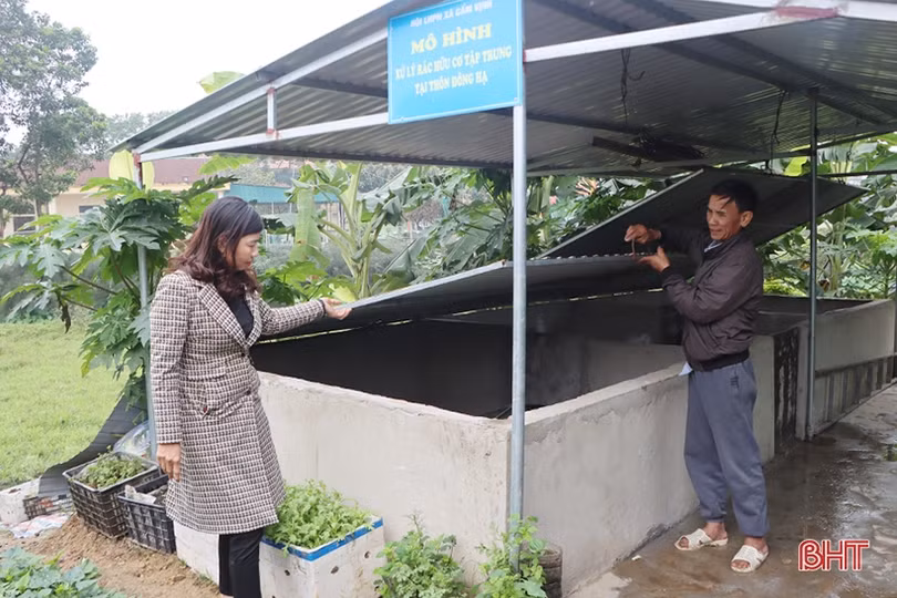 Chủ tịch hội phụ nữ xã ven đô Hà Tĩnh “mê làm đẹp môi trường