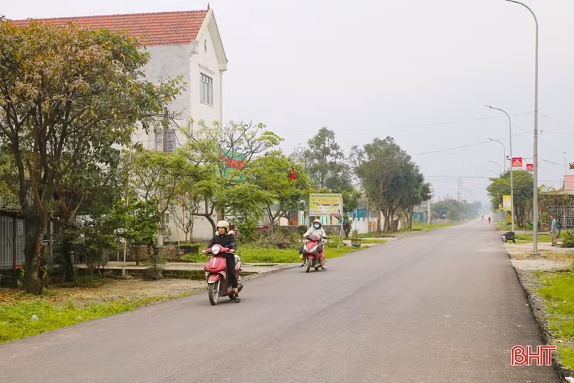 Nhiều khu tái định cư tại thị xã Kỳ Anh hoàn thiện hạ tầng