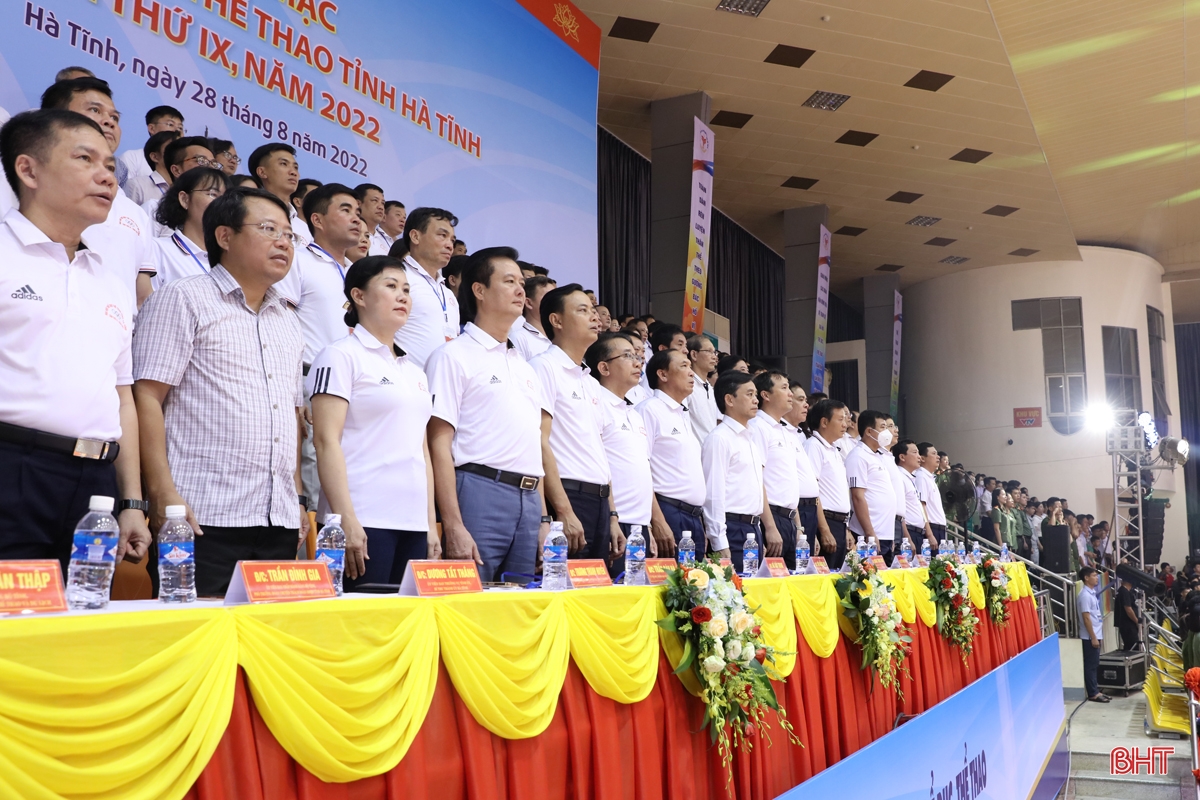 Khai mạc Đại hội TDTT tỉnh Hà Tĩnh lần thứ IX năm 2022