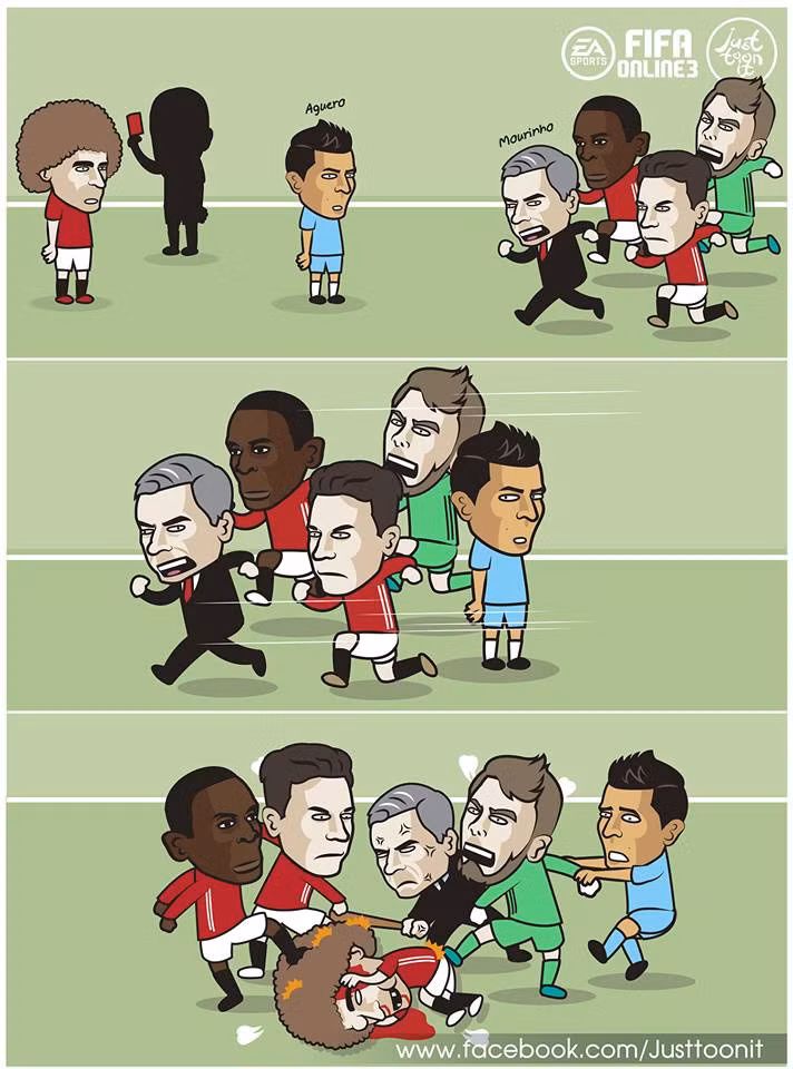 anh che mourinho tu ung cu lam trung ve mu