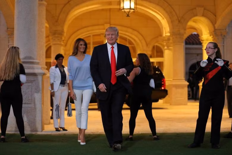 nhung tuan dau o vi tri de nhat phu nhan my cua ba melania trump
