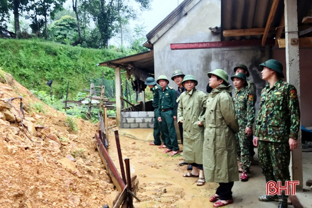 Hương Sơn sẵn sàng ứng phó với lũ quét, sạt lở đất