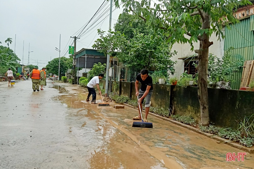 Cẩm Xuyên nhanh tay khắc phục hậu quả lũ lụt