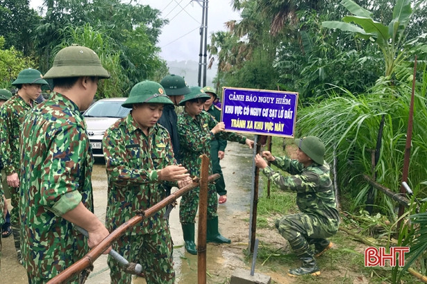 Hương Sơn sẵn sàng ứng phó với lũ quét, sạt lở đất