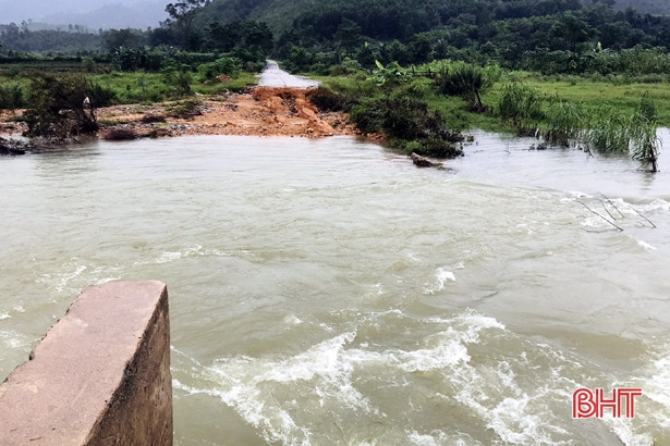 Hương Sơn sẵn sàng ứng phó với lũ quét, sạt lở đất