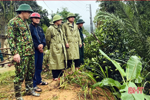 Hương Sơn sẵn sàng ứng phó với lũ quét, sạt lở đất