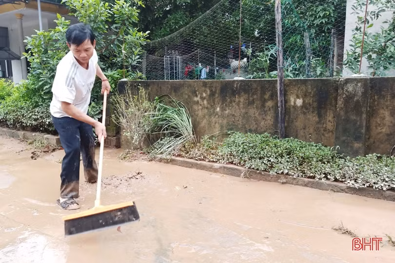 Cẩm Xuyên nhanh tay khắc phục hậu quả lũ lụt
