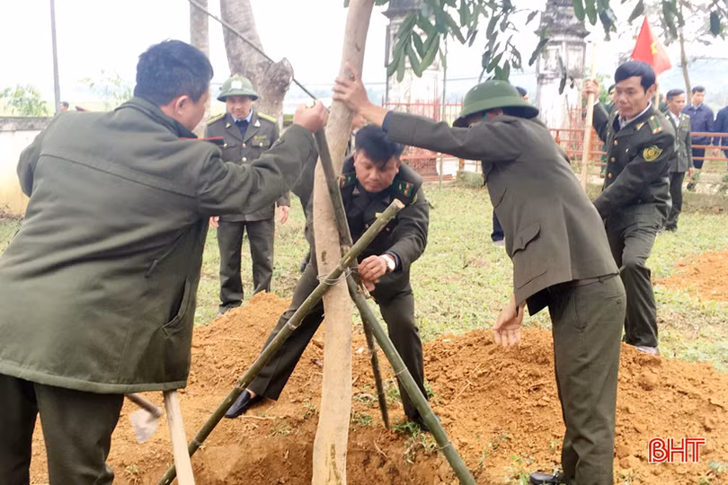 Lãnh đạo Hà Tĩnh tham gia trồng cây đầu xuân Canh Tý tại các địa phương