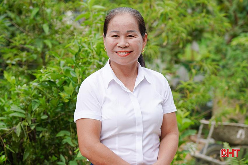 Chị Nguyễn Thị Hồng – Chi hội trưởng Chi hội phụ nữ thôn Nhân Phong. h1.jpg