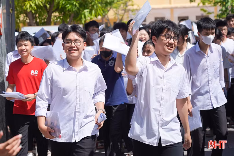 Thí sinh Hà Tĩnh tham dự Kỳ thi tốt nghiệp THPT 2025