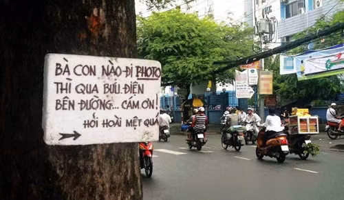 Những thông điệp dễ thương trên đường phố