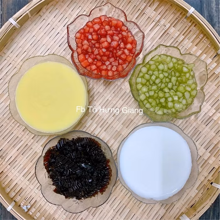 Nắng nóng làm chè sương sa hạt lựu giòn sần sật “giải nhiệt” tức thì