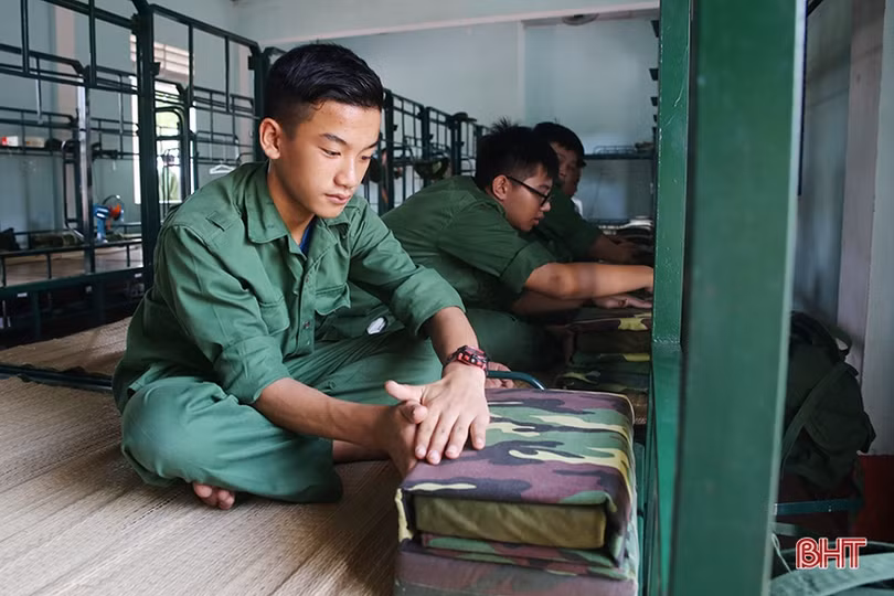 Học sinh Hà Tĩnh trưởng thành qua trải nghiệm môi trường quân ngũ
